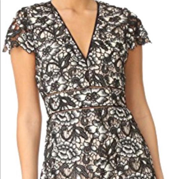 Alice and Olivia tinsley lace romper - Picture 2 of 3